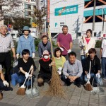 城東校区自治会&シャワー通り合同清掃活動